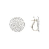18K White Gold 3.65ctw Diamond Studs