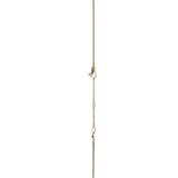 14K Yellow Gold 0.29ctw Diamond Y Shaped Necklace
