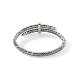 Sterling Silver 0.24ctw Diamond Flex Bracelet