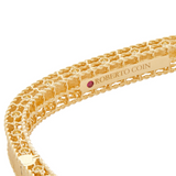 18K Yellow Gold 0.09 ctw Diamond Bangle