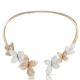 18K Two-Tone 6.82ctw Diamond Choker Necklace