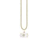 14K Yellow Gold 0.55ctw Diamond Pendant Necklace