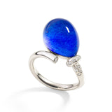 18K White Gold 0.14ctw Diamond Solitaire Ring