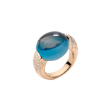 18K Rose Gold 0.93ctw Diamond Solitaire Ring