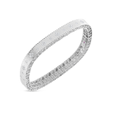 18K White Gold 0.48ctw Diamond Bangle