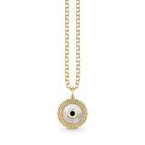 14K Yellow Gold 0.26ctw Diamond Pendant Necklace