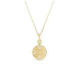 18K Yellow Gold 0.20ctw Diamond Pendant Pendant