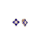 18K Rose Gold ctw Gemstone Studs Earrings
