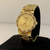 Piaget Dancer 18K Yellow Gold 1.25ctw Diamond Bracelet Watch