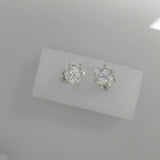 18K White Gold 7.00ctw Diamond Studs