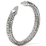 Sterling Silver 0.77ctw Diamond Cuff Bracelet
