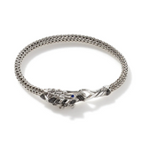 Sterling Silver Silver  Chain Naga Bracelet