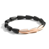 18K Rose Gold Ebony  Choker Necklace