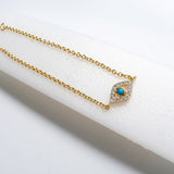 18K Yellow Gold 0.12ctw Diamond Heavy Tiffany Chain