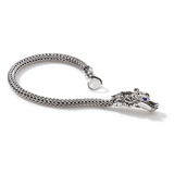 Sterling Silver Silver  Chain Naga Bracelet