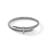 Sterling Silver 0.24ctw Diamond Flex Bracelet