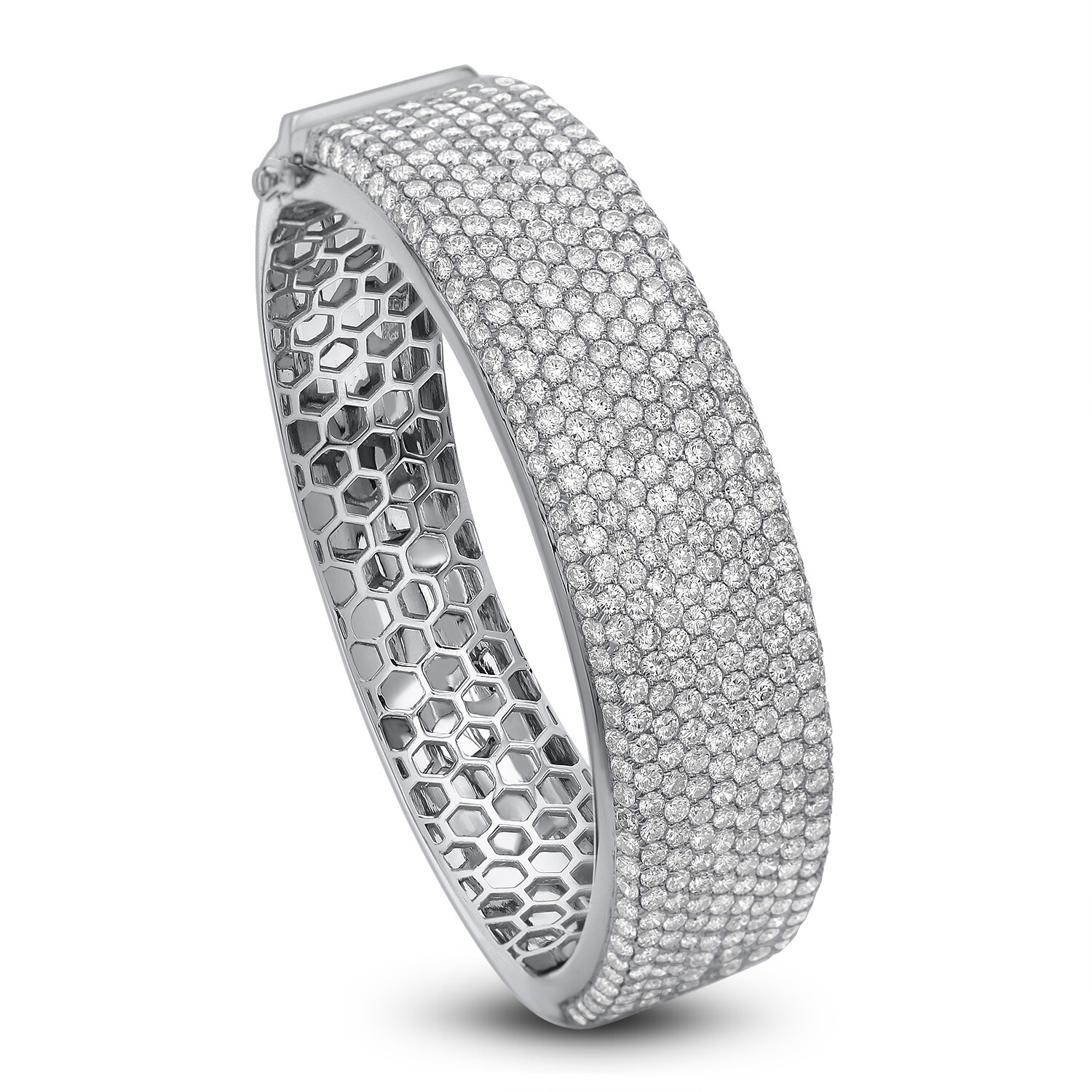 Bridal Wear Real Pave Diamond Bangle, 1 piece at Rs 38810/pair in Jaipur |  ID: 2849621528655