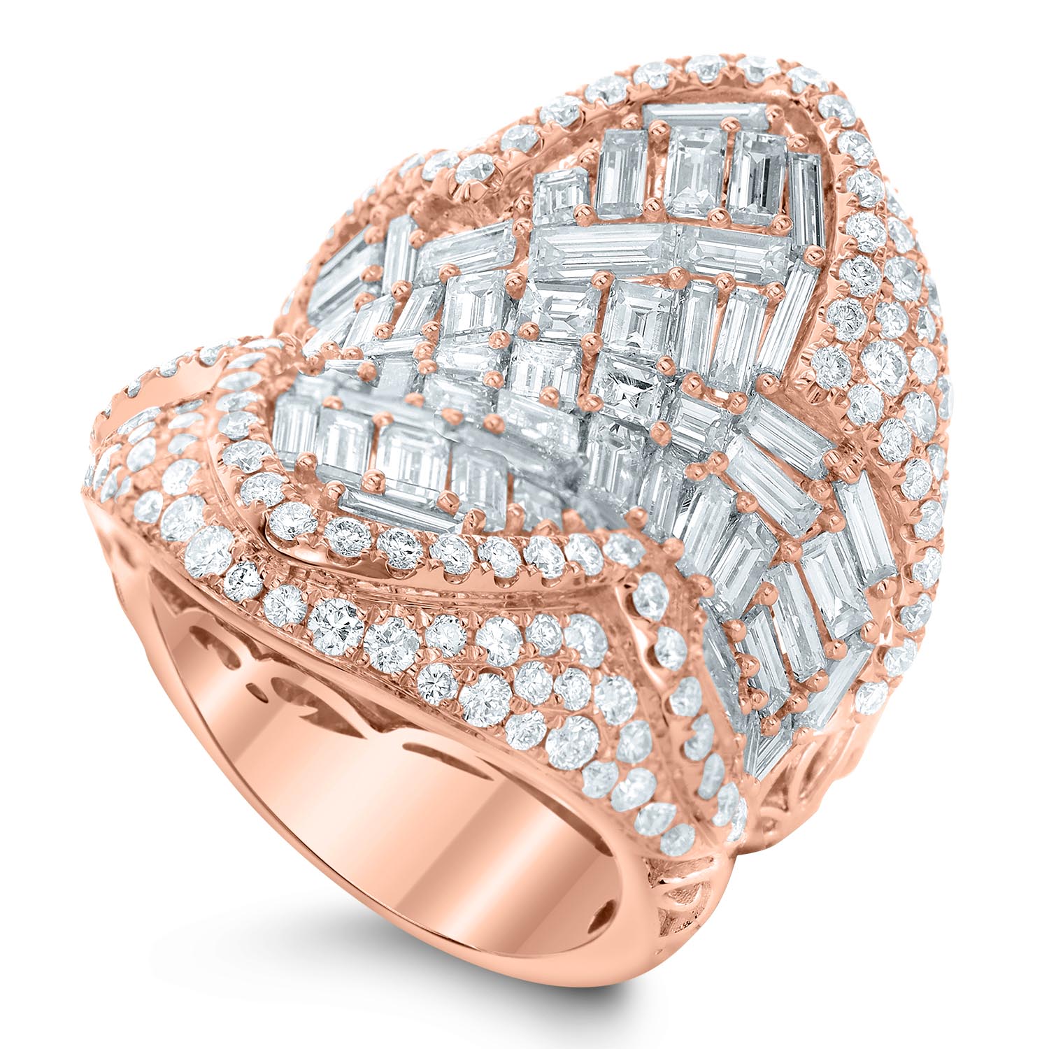 2 Ct. Oval Cut Natural Diamond Hidden Halo 3 Row Micro Pave Diamond  Engagement Ring (GIA Certified) | Diamond Mansion