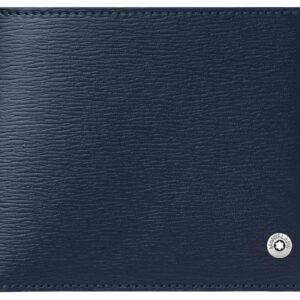 4810 Westside Wallet 6cc money clip small / Blue - Grey 118654 Jewels in Paradise Aruba Montblanc