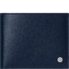 4810 Westside Wallet 6cc money clip small / Blue - Grey 118654 Jewels in Paradise Aruba Montblanc