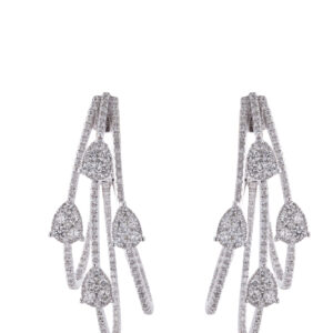 18k White Gold Eliza Diamond Earrings Jewels in paradise aruba