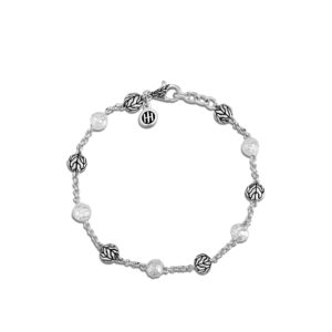 Classic Chain 6MM Hammered Bead Bracelet in Silver John Hardy Jewels in Paradise Aruba BB90584