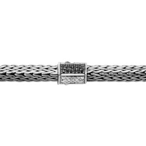 Tiga Classic Chain 6.5MM Bracelet in Silver, Gemstone, Diamonds John Hardy Jewels in Paradise Aruba BBP905032BLSDI
