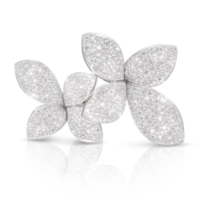 Pasquale Bruni 18k White Gold, White Diamond Giardini Segreti Ring