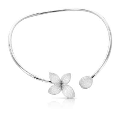 Pasquale Bruni 18k White Gold, White Diamond Giardini Segreti Collier