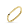 18K Yellow Gold Pois Moi Diamond Square Bangle