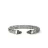 John Hardy SS and Pave Diamond Spear 50 Flex Cuff