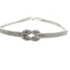John Hardy Bracelet  Love Knot Silver Diamond