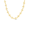 18K Yellow Gold Palazzo Ducale Diamond Accent Satin Collar