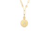 18K Diamond Pisces Zodiac Medallion Pendant