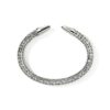 John Hardy Spear 50 Flex Cuff – Silver 8.9MM – Mens Large
