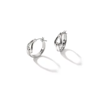 John Hardy Surf Hoop Earring, Sterling Silver