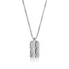 John Hardy Sterling Silver Icon 50 Tag Necklace