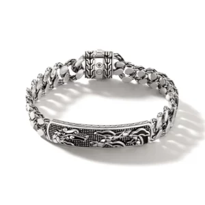 John Hardy 11mm Legends Naga ID Bracelet