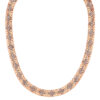 18k Gold Royal Princess Flower Diamond Necklace