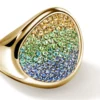 18K Yellow Gold Artisan Series Pebble Ring