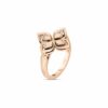 18K Rose Gold Venetian Princess Open Frame Diamond Flower