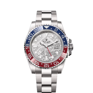 Rolex GMT-Master II  Oyster, 40 mm, white gold  Reference 126719BLRO W/Card 2025
