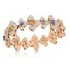 18K Rose Gold Venetian Princess Diamond & Rubellite