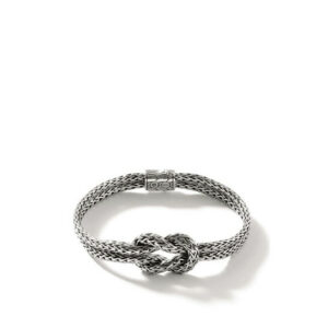 John Hardy  Classic Chain Silver Slim Chain Double Bracelet