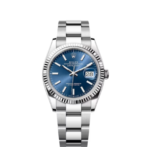 Rolex Oyster, 36 mm, Oystersteel and white gold  Reference 126234 w/card 2025