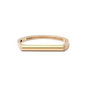 14k Yellow Gold With Diamond Bangle Grace