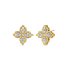Roberto Coin 18K Yellow Gold Princess Flower Earrings