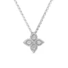 Roberto Coin 18K White Gold Princess Flower Diamond Necklace