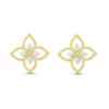 Roberto Coin 18K Yellow Gold Small Diamond Stud Earring