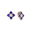 Roberto Coin 18K Rose Gold Venetian Princess Small Lapis & Diamond Earrings